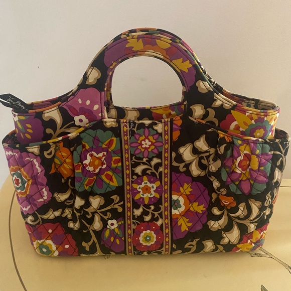 Vera Bradley Handbags - Vera Bradley Suzani Pattern Retired Floral Design Double Handle Women's Handbag